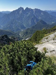 Foto von Christopher Wischenbart entlang der Tour