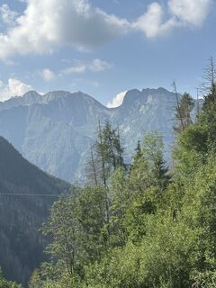 Photo de Agnese Martinelli le long du parcours