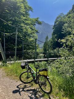 Photo de Johann Holzinger le long du parcours