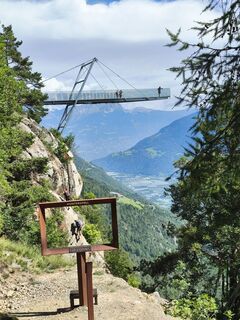 Photo de Helmut Eibl le long du parcours