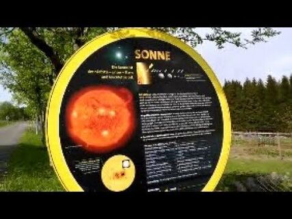 Wandern am Rennsteig - Erlebnispfad Planetenweg Heubach-Masserberg und Eselsbrücke