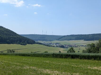 Foto von Sabrina Hackel entlang der Tour