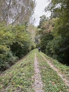 Foto de Márta Harangozó a lo largo del recorrido