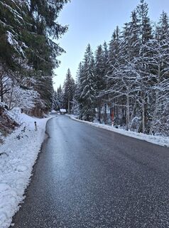 Fotografia z Dagmar Hofer na trase