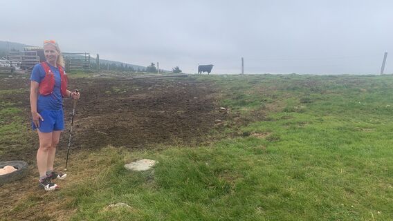 Photo de Georg Fröschl le long du parcours