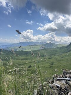 Foto von Andrea Omlin entlang der Tour