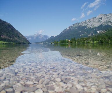Grundlsee, Blick von Gößl über den See