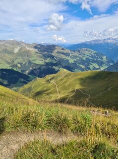 Foto von Kristin entlang der Tour