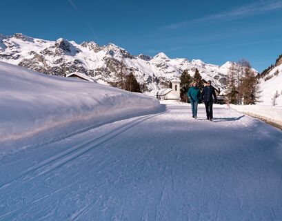 Winterwander im Val Fex, Richtung Muotta da Güvè