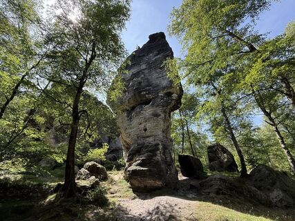 Foto von Norbert Herbig entlang der Tour