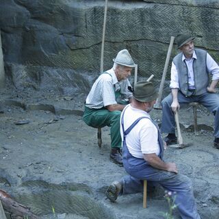 Historischer Schleifsteinbruch