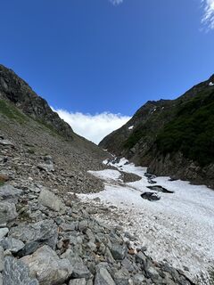 Foto de Riccardo Calvi a lo largo del recorrido