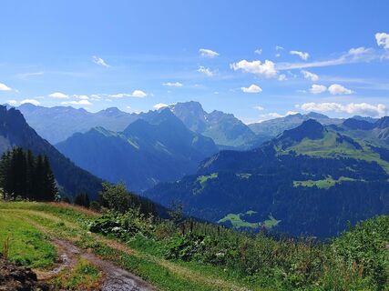 Photo de Roger Stahl le long du parcours