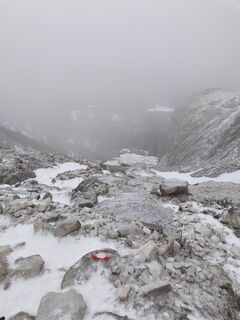 Foto de Daniela Hackl a lo largo del recorrido