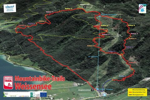 Alle drei Trails im Überblick