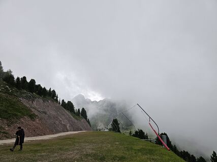 Foto von Davide Baglioni entlang der Tour