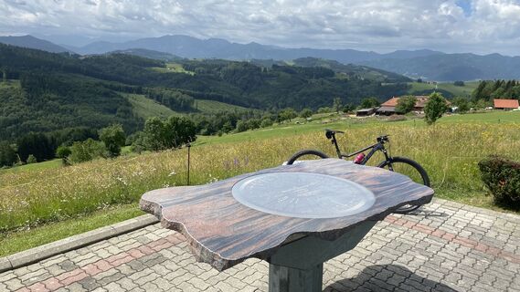Foto von Sepp entlang der Tour