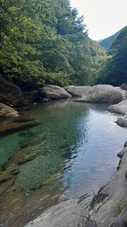 Foto von Sergio Fontana entlang der Tour