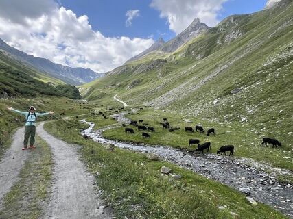 Foto von Giulio Vannini entlang der Tour