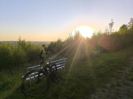 Foto von Enrico Müller entlang der Tour