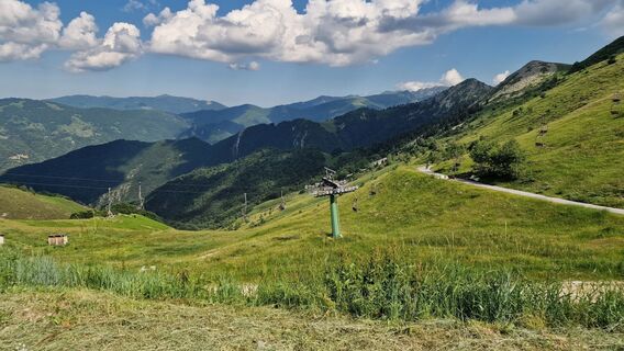 Foto von Fabrizi Mellano entlang der Tour