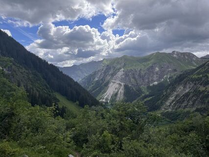 Foto von Matteo Sauter entlang der Tour