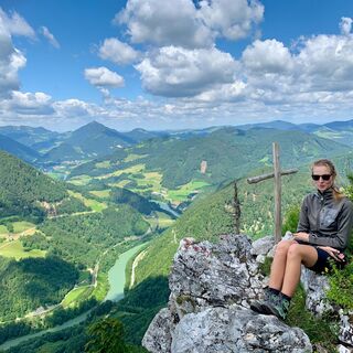 Auf dem Gipfel des Falkensteins