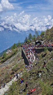 Foto de Fabrizi Mellano a lo largo del recorrido