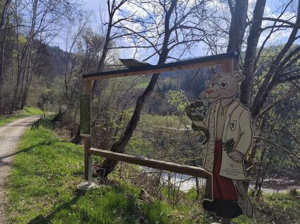 Foto von Barbara Galle entlang der Tour