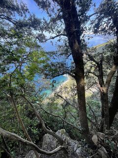 Photo de Maio Zappa le long du parcours