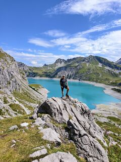 Foto von Andrea Treichl entlang der Tour