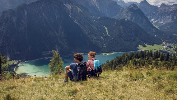 Ausblick unterhalb der Dalfaz Alm