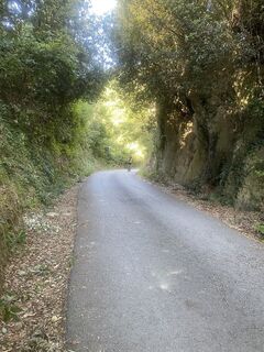 Photo de Gianberto Zilli le long du parcours