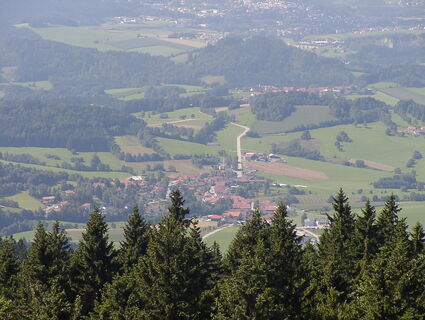 Panoramablick vom Haidelturm Richtung Fürholz