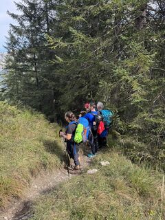 Photo de Elena Friesen le long du parcours