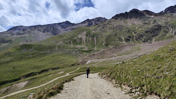 Photo de Andreas Schlosser le long du parcours