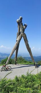 Foto von Karl-Heinz Sum entlang der Tour