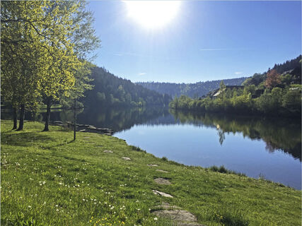 Nagoldtalsperre oberer See - Liegewiese