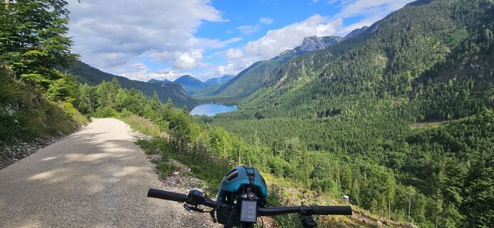 Foto von Johann Schallinger entlang der Tour