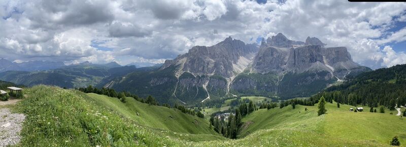 Foto de Angelo Della casa a lo largo del recorrido