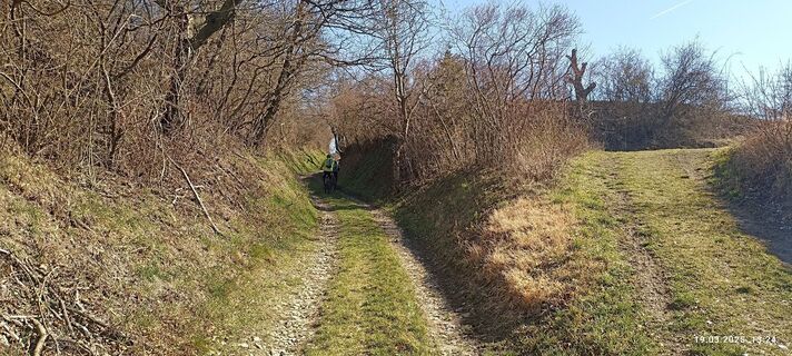 Foto von Walter Köllner entlang der Tour