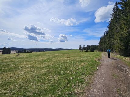 Foto de Dagmar Beierlein a lo largo del recorrido