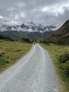Foto von Wilhelm Hann entlang der Tour