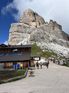 Foto von Rosi entlang der Tour