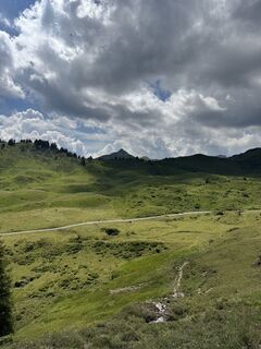 Foto von Andrea Omlin entlang der Tour