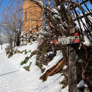 Start der Strecke Sauze di Cesana