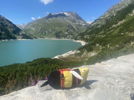 Foto von Cornelia Egger entlang der Tour