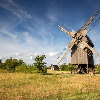 Die Bockwindmühle Fiehn bei Authausen