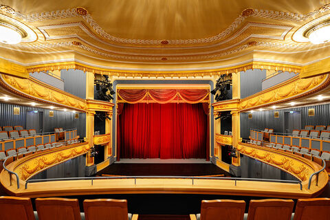 Das Meininger Theater: Blick zur Bühne