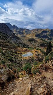 Foto de Fabrizi Mellano a lo largo del recorrido